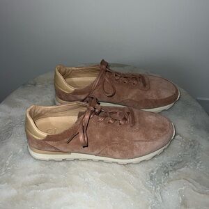 Clae HOFFMAN PREMIUM Sneakers in Dark Pink Suede Size 9
